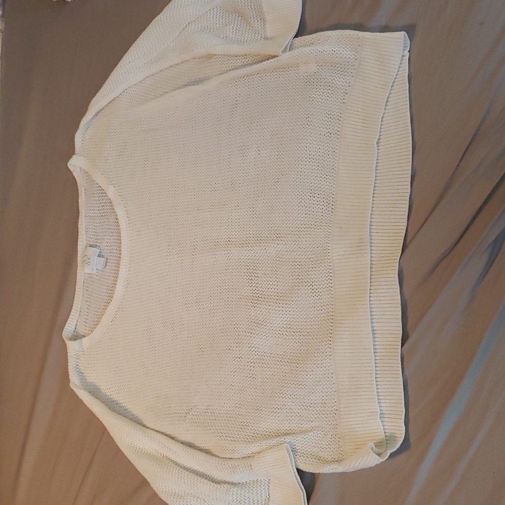 New York & Co Waffle Knit 3/4 length sleeve. SIZE XL